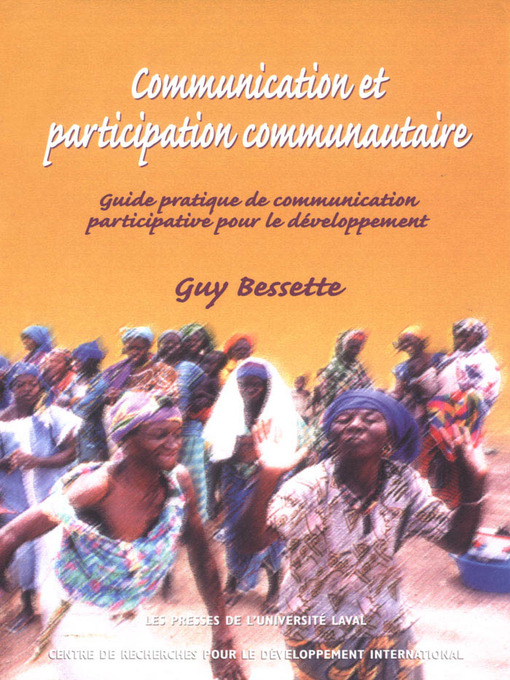 Title details for Communication et participation communautaire by Guy Bessette - Available